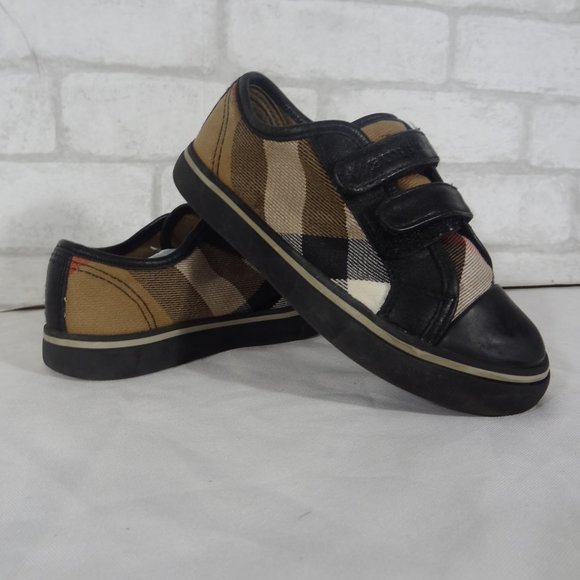 burberry velcro shoes